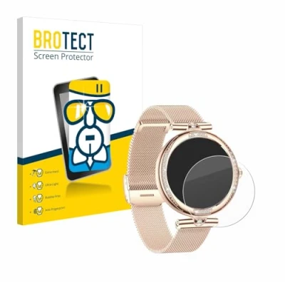 Abbildung von BROTECT Schutzglas für Bekomiya Smartwatch 1.19&quot; Schutzfolie Panzer Folie Glas [Extrem Kratzfest 9H, Anti Fingerprint, Ultra Transparent]