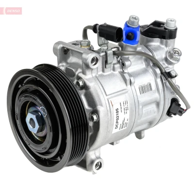 Abbildung von DENSO DCP02105 Kompressor 6SES14C PAG 46 R 134a AUDI: A5 B8 Sportback, A4 Avant, Limousine
