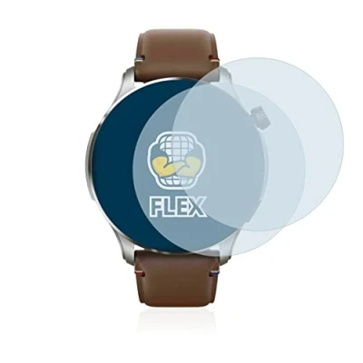 Abbildung von BROTECT 2 Stück Full Cover Schutzfolie für Huami Amazfit GTR 4 Screen Displayschutz Folie [3D Curved, Anti Fingerprint, Kristall Klar]