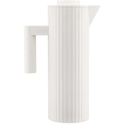 Abbildung von Alessi Thermoskanne Plissé MDL12 W Weiß 1 Liter von Michele De Lucchi