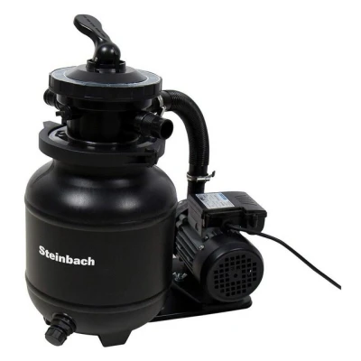 Abbildung von Steinbach Filteranlage Classic 250N, Umwälzleistung 3,8 m3/h, 230 V/200 W, 7 Wege Ventil, Anschluss Ø 32/38 mm, 040385