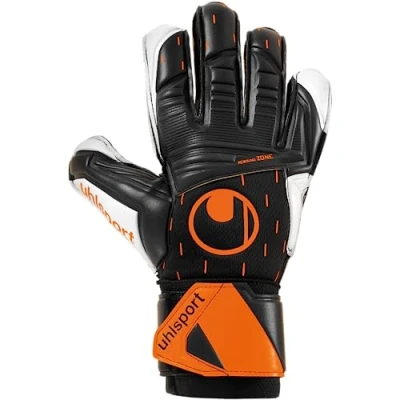 Abbildung von uhlsport Torwarthandschuh, Größe: 6.5, Schwarzweissorange
