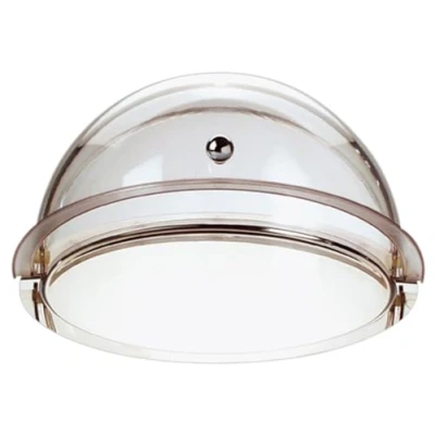 Abbildung von APS 9080 Rolltop Haube, Abdeckhaube, Kuchenhaube, mit Edelstahltablett, Ø 38 cm, Höhe 24 rutschfeste Haubenfixierung, Kunststoff (SAN), Made in Germany