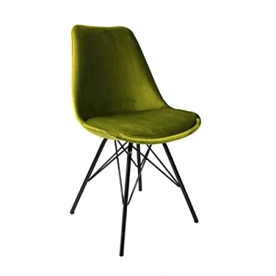 Abbildung von Kick Collection Esszimmerstühl Velvet Samt Grün Modern und Hochwertig Hochwertige Materialien Erhältlich in vielen Farben