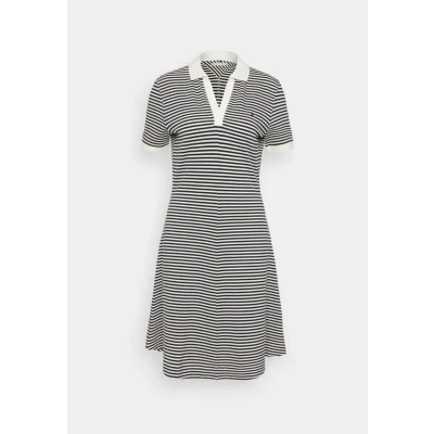 Abbildung von Tommy Hilfiger Freizeitkleid, Damen, Größe: Small, Breton ecru/desert sky