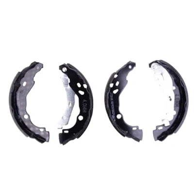 Abbildung von HELLA 8DB 355 002 641 Bremsbacken 203 39 mit Handbremshebel RENAULT: CLIO 2, 4 Schrägheck, IV Kombi, DACIA: SANDERO I, 2