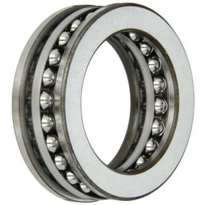 Abbildung von FAG 51112 gerillt Race Drucklager, einreihig, offen, 90 Kontakt Winkel, Stahl Käfig, metrisches, 60 mm ID, 85 OD, 17 Breite, 3600RPM Maximale Drehzahl, 17600lbf Statische Tragfähigkeit, 6950lbf Dynamische Belastung Kapazität