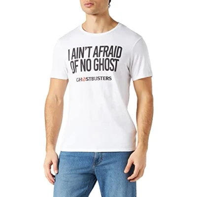 Abbildung von cotton division Herren Meghosdts047 T Shirt, weiß, S