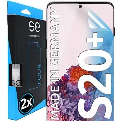 Abbildung von S.E für Samsung Galaxy S20 Plus Schutzfolie Entspiegelt 2x Folien im SET aus Deutschland, Folie Matt, vom Hersteller Staub und Blasenfrei.