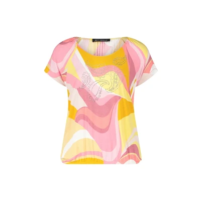 Abbildung von Betty Barclay Kurzarmshirt &quot;Betty Damen Printshirt mit Gummizug&quot;, (1 tlg.), Hotfix
