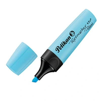 Abbildung von Pelikan 817387 Textmarker 490® Pastell, Aqua Türkis, 10 Stück in Faltschachtel