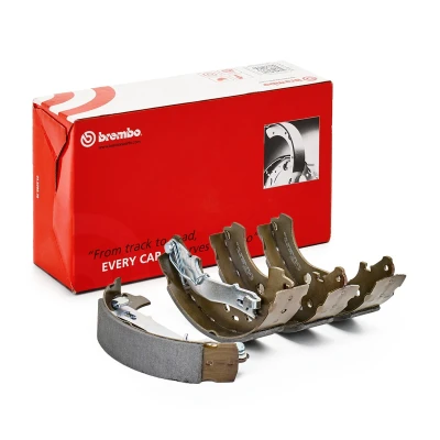 Abbildung von BREMBO S 23 533 Bremsbacken 228 40 mit Handbremshebel FIAT: Fiorino III Kasten / Kombi, Qubo, CITROËN: Nemo Kastenwagen, Kombi