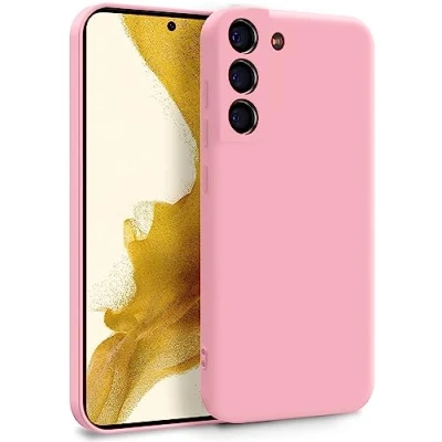 Abbildung von MyGadget Hülle für Samsung Galaxy S22 Zweilagige Handyhülle mit Kameraschutz Cover Innenfutter &amp; Silikon außen Rosa