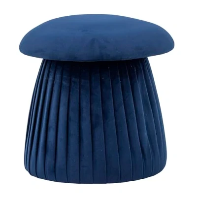 Abbildung von [DL] Roberta Pouf, Blue, Recyceltes Polyester; D44xH45 cm