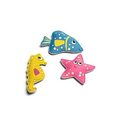 Abbildung von BS Toys Tauchtiere Set Buntes Wasserspielzeug für Kinder 3 Meerestiere zum Tauchen &amp; Schwimmen Tauchspielzeug Pool, Schwimmbad, Strand Sommer Ab Jahren