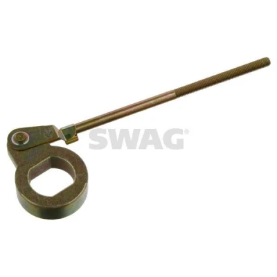 Abbildung von SWAG 10 03 1002 Spannarm, Keilrippenriemen MERCEDES BENZ: W124 Limousine, 190, T modell