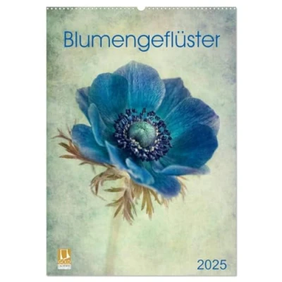 Abbildung von Blumengeflüster (Wandkalender 2025 DIN A2 hoch), CALVENDO Monatskalender
