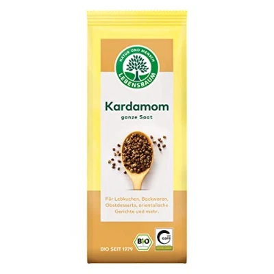 Abbildung von Lebensbaum Kardamom, ganz geschält, 3er Pack (3 x 50 g) Bio