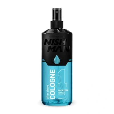 Abbildung von NISHMAN 01 After Shave Cologne 70 Alkohol desinfizierend Antarctica 400 ml XL