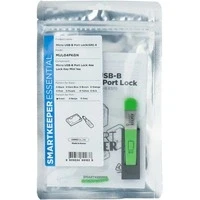 Abbildung von SmartKeeper ESSENTIAL / 4 x Micro USB B Port Blockers + Key Grün