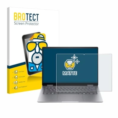Abbildung von BROTECT Entspiegelungs Schutzfolie für HP Envy x360 2 in 1 14 fa0008na Matte Displayschutz Folie, Anti Reflex, Fingerprint