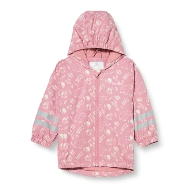 Abbildung von Playshoes Regenjacke / wasserabweisende Jacke für Kinder, Größe: 80, Rosa