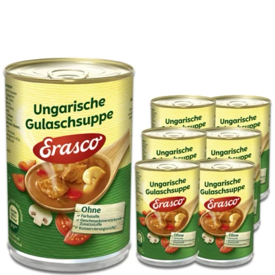 Abbildung von Erasco Ungarische Gulaschsuppe, 6er Pack (6 x 390ml)
