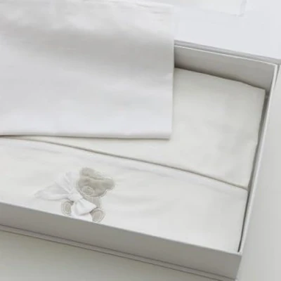 Abbildung von Satz Bettwäsche Nanan Coccolo White 3St