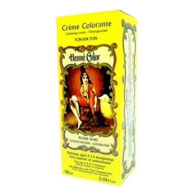 Abbildung von Henné Color Haartönung Henna Tönungscreme von Color, gebrauchsfertig, Packung 90ml, mit natürlichem Hennaextrakt
