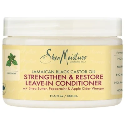 Abbildung von Shea Moisture Jamaican Black Castor Oil Strengthen Grow &amp; Restore Leave In Conditioner , 454 G (1Er Pack)