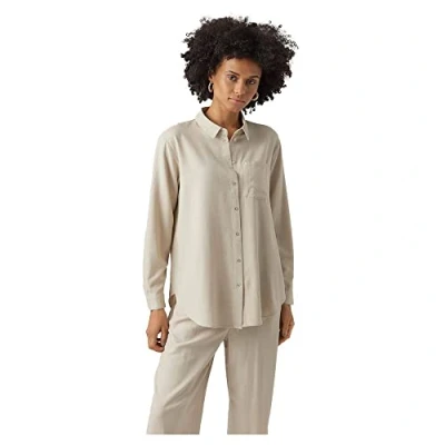 Abbildung von Vero Moda WVN GA NOOS Hemdbluse, Damen, Größe: XS, Silver lining