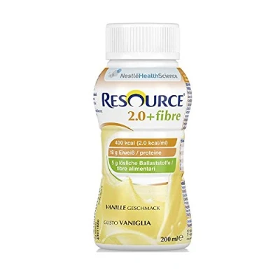 Abbildung von Nestle Trinknahrung Resource 2.0 Fibre 24x 200ml, Vanille