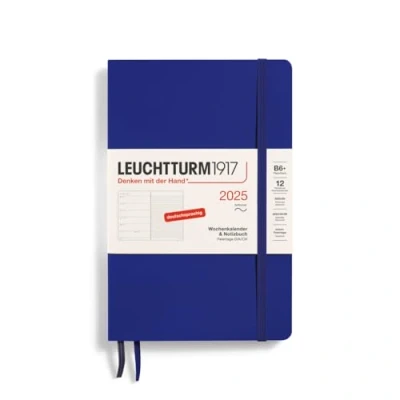 Abbildung von LEUCHTTURM1917 370526 Wochenkalender &amp; Notizbuch Paperback (B6+) 2025, Softcover, Ink, Deutsch
