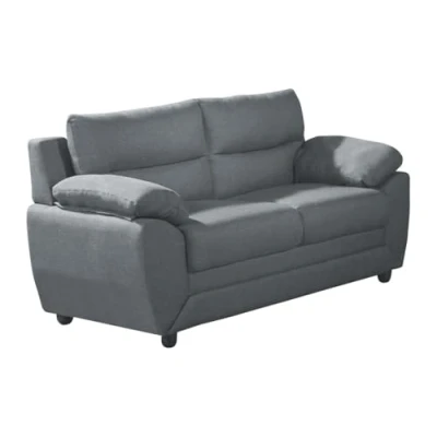 Abbildung von Vente unique Sofa 2 Sitzer Stoff Anthrazit Manoa