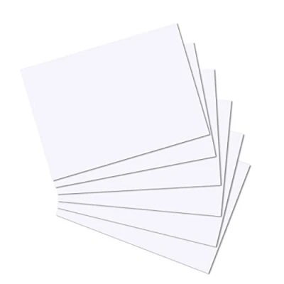 Abbildung von Herlitz Karteikarten A4 blanko weiß VE=100 Stück