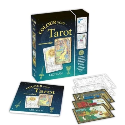Abbildung von colour Your Tarot: Includes a full deck of specially commissioned tarot cards, cards to in and 64 page illustrated book