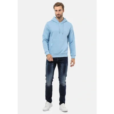 Abbildung von Cipo &amp; Baxx Kapuzenpullover, Herren, Größe: Large, Blue