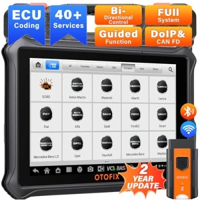 Abbildung von OTOFIX D1 Auto Diagnosescanner, 2024 Bidirektionales Scan Tool, OE Vollsystemdiagnose, ECU Codierung, über 40 Dienste, CANFD/DoIP, Schlüsselprogrammierung, 2 Jahre Update