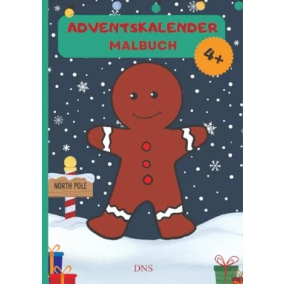 Abbildung von Adventskalender Malbuch: Ein kleiner Reim für jeden Tag