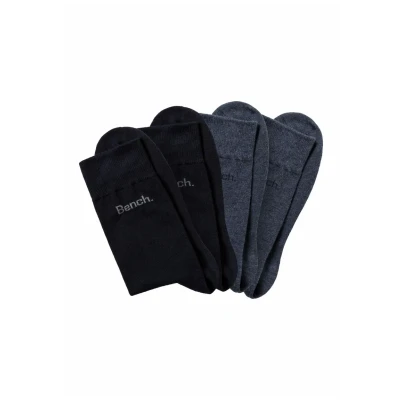 Abbildung von Bench 4 PACK Socken, Herren, Größe: 39, Marine jeansblau meliert