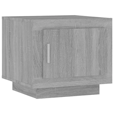 Abbildung von vidaXL Couchtisch Wohnzimmertisch Sofatisch Kaffeetisch Beistelltisch Tisch Wohnzimmer Teetisch Grau Sonoma 51x50x45 cm Holzwerkstoff