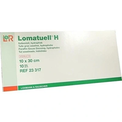 Abbildung von Lomatuell H Salbentüll 10x30 cm steril 10 St
