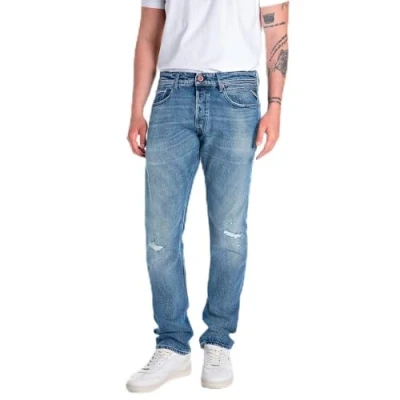 Abbildung von Replay Herren Grover Original Jeans, 009 MEDIUM Blue, 31 W/32 L