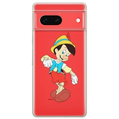 Abbildung von ERT GROUP Handyhülle für Google Pixel 7 Original und offiziell Lizenziertes Disney Muster Pinocchio 001 optimal an die Form des Handy angepasst, hülle aus TPU