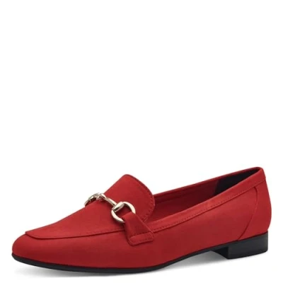 Abbildung von Marco Tozzi Slipper, Damen, Größe: 37, Cherry Textil