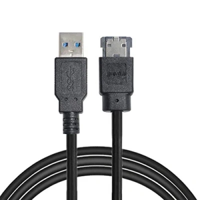 Abbildung von Kabel USB 3.0 zum Einschalten des eSATA DC5V Adapters 2.0 Festplatten / SSD ODD eSATAp Konverter
