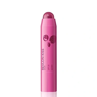 Abbildung von Revlon Kiss Balm, Tinted Lip Face Makeup mit Lang anhaltender feuchtigkeitsspendender Formel, SPF 20, Natürlichen Fruchtöle, 035 Berry Burst, 2,5 g