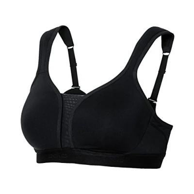 Abbildung von Odlo Damen Padded High Support_13071b Gepolsterter Sport BH, Schwarz, 95B EU