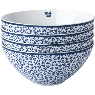 Abbildung von LAURA ASHLEY BLUEPRINT COLLECTABLES Schale Floris, Porzellan, (Set, 4 tlg), Ø 16 cm