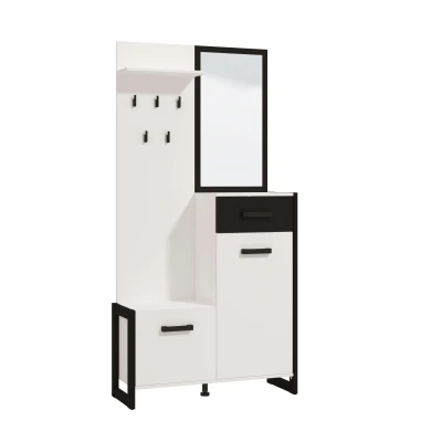 Abbildung von INOSIGN Garderoben Set Oleron Kompaktgarderobe, Flurgarderobe, Dielenschrank, (Komplett Set), Schrank, Schuhschrank, Wandschrank, in modernen Farben